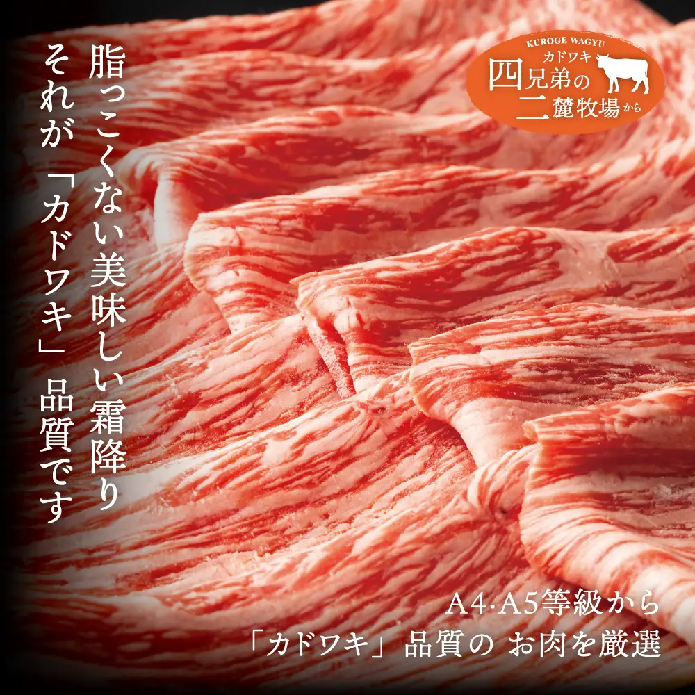 A4･A5「二麓（にろく）霜降り」黒毛和牛（大判）赤身スライス モモ肉 1kg（250g×4） ニセコ連峰と鈴鹿山脈、二つの麓（ふもと）で育てた脂の質にこだわった美味しい霜降りをリーズナブルに│牛肉 国産牛 ブランド牛 冷凍便 年末年始 お正月 焼肉 しゃぶしゃぶ すき焼き 三重県 四日市市 ふるさと納税