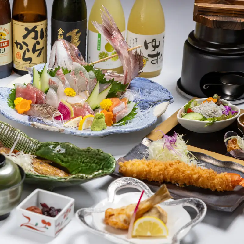 活魚料理ひらめ亭のお食事券「おまかせ2名様コース」 | 和食 海鮮