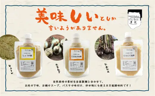けんちゃん農園 塩麹 3種 腸活 セット_A0088-007