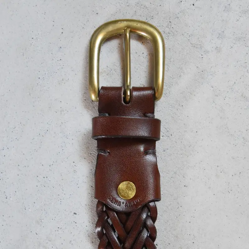 Teha’amana Mesh Belt 30mm メッシュベルト ダークブラウン ロングサイズ