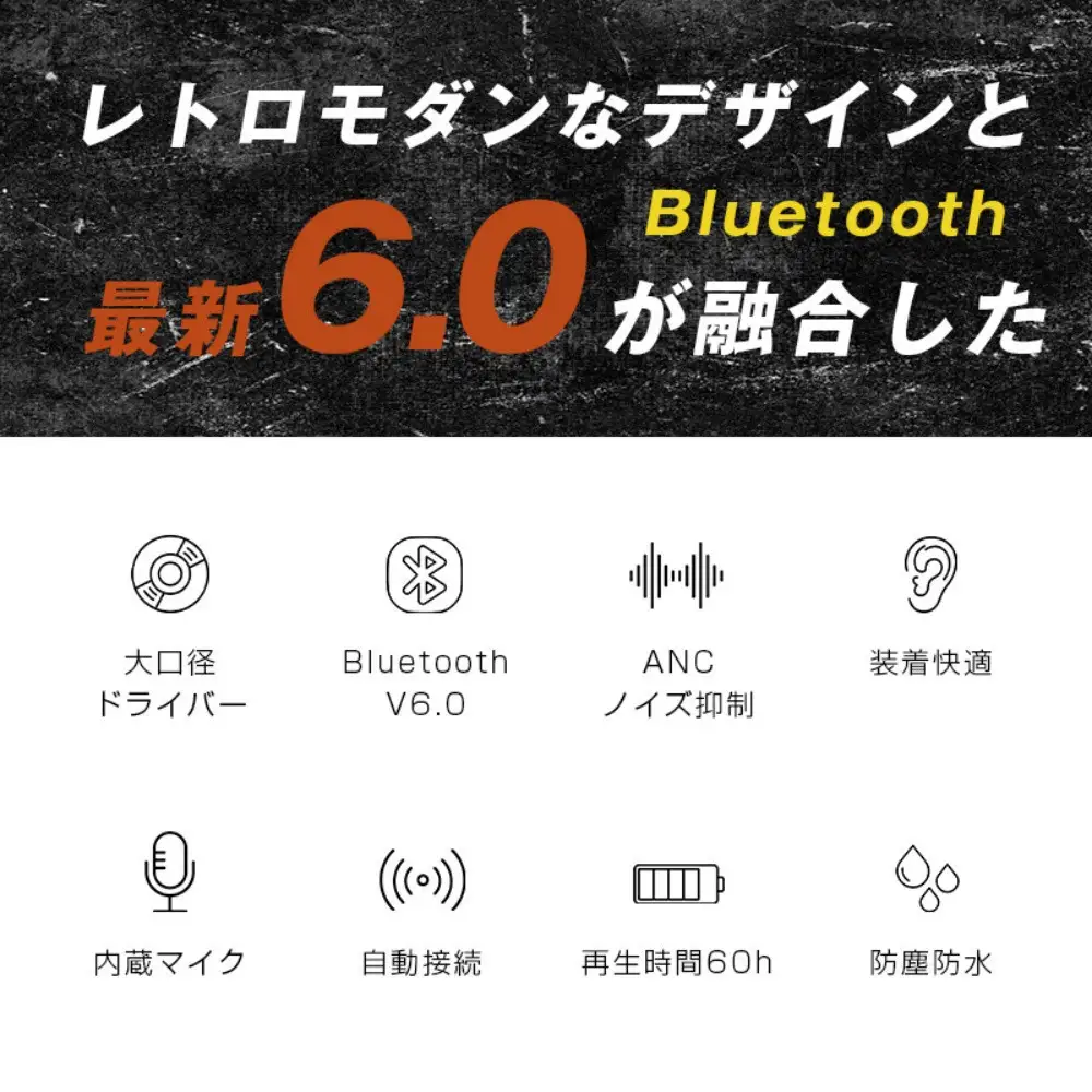 ワイヤレスヘッドホン イヤホン Bluetooth6.0 低遅延 ANC ENCノイズキャンセリング クリア通話 自動ペアリング ステレオサウンド 折り畳み式 最大60時間持続 マイク内蔵 小型 軽量 快適装着 iPhone17 iOS/Android/Windows対応 携帯便利 ギフト【PL保険加入済み製品・安心】