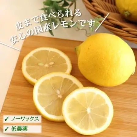 【ノーワックス】国産 紀州 レモン 約5kg(サイズおまかせ)【1752471】