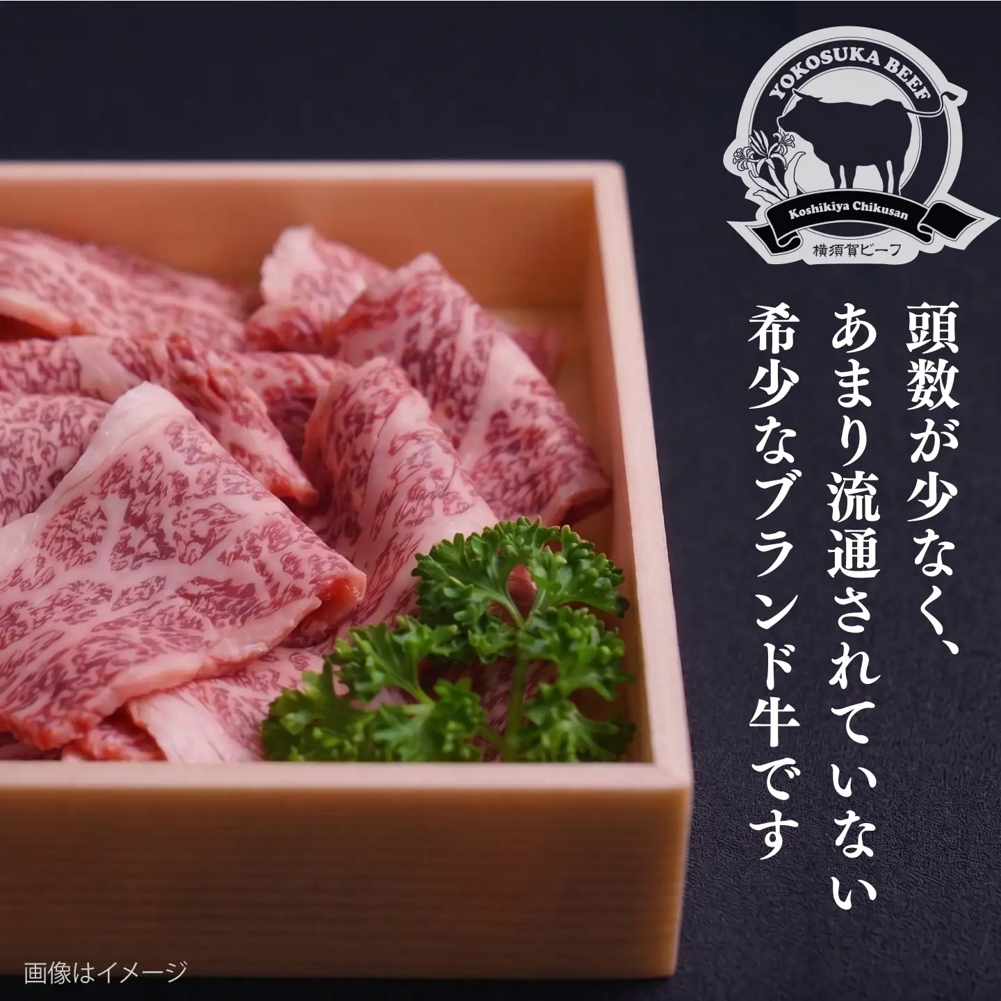 【数量限定20セット】横須賀ビーフ 切り落とし 約500g 【ヨコスカマルシェ・koshikiya（株）】[AKGO010]