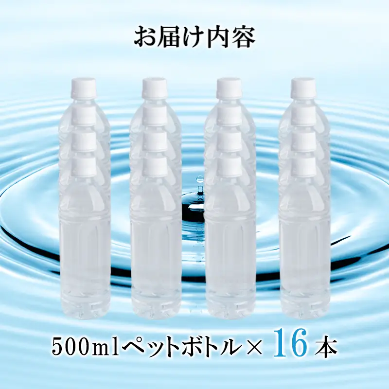 【桜屋】シリカ天然水 サクラシリカ 500ml 16本 シリカ含有量99mg/L シリカ水 ラベルレス 水 ミネラルウォーター 飲料水 飲料 ペットボトル ナチュラルウォーター サルフェート 炭酸水素イオン ミネラル 国産 阿蘇 小国郷