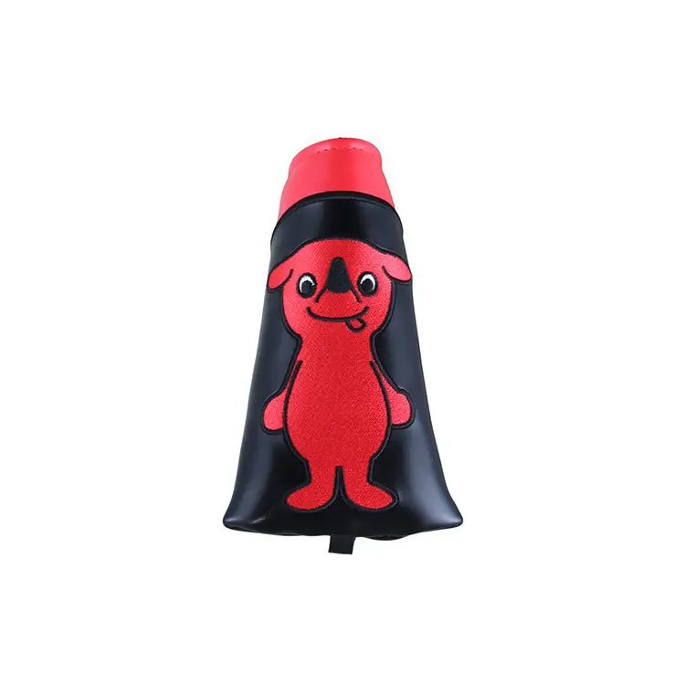 チーバくんヘッドカバーコレクションVol.1 RED×BLACK EDITION ピン型パター用 ゴルフ ヘッドカバー マグネットタイプ 千葉市 千葉県