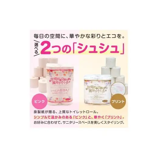 シュシュピンク 12ロール ダブル 6袋入り日用品 消耗品 新生活 備蓄 防災 生活必需品 愛媛県 四国中央市 おすすめ 数量 省スペース 安心 大容量 紙のまち 日本一 防災