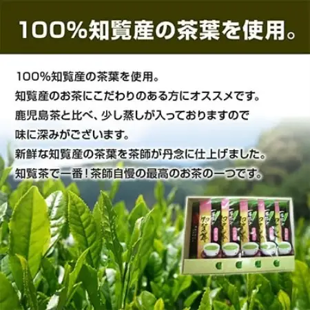 【のし付き・お中元】色、味、香りが楽しめる知覧茶平家 100g×5本セット【1754424】