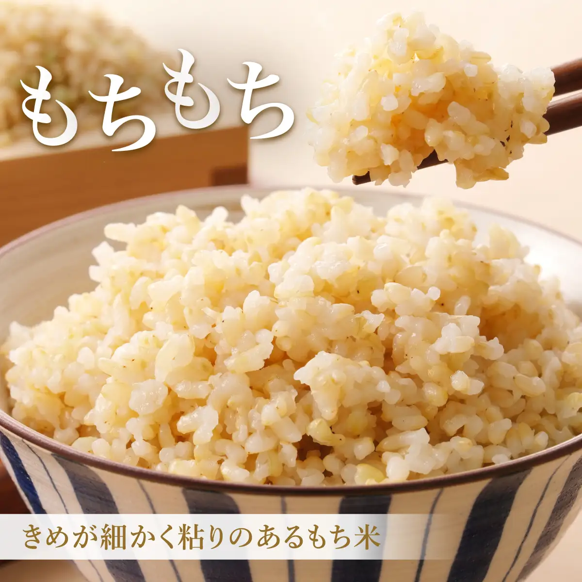 【日本最北のもち米生産地からお届け】もち玄米（2kg）【令和７年産新米】