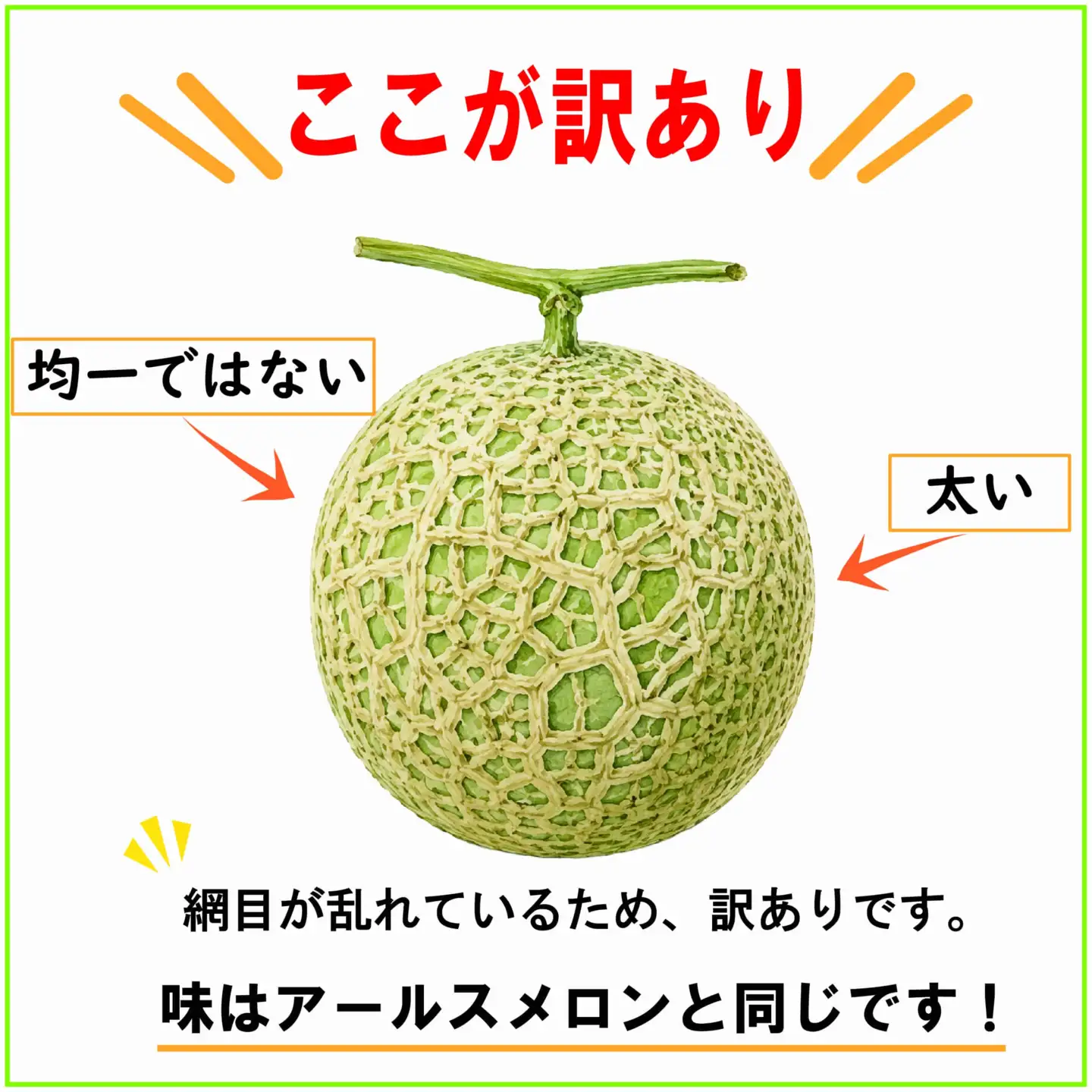 【先行予約】 訳あり アールスメロン 2玉 家庭用 完熟メロン 果物 フルーツ