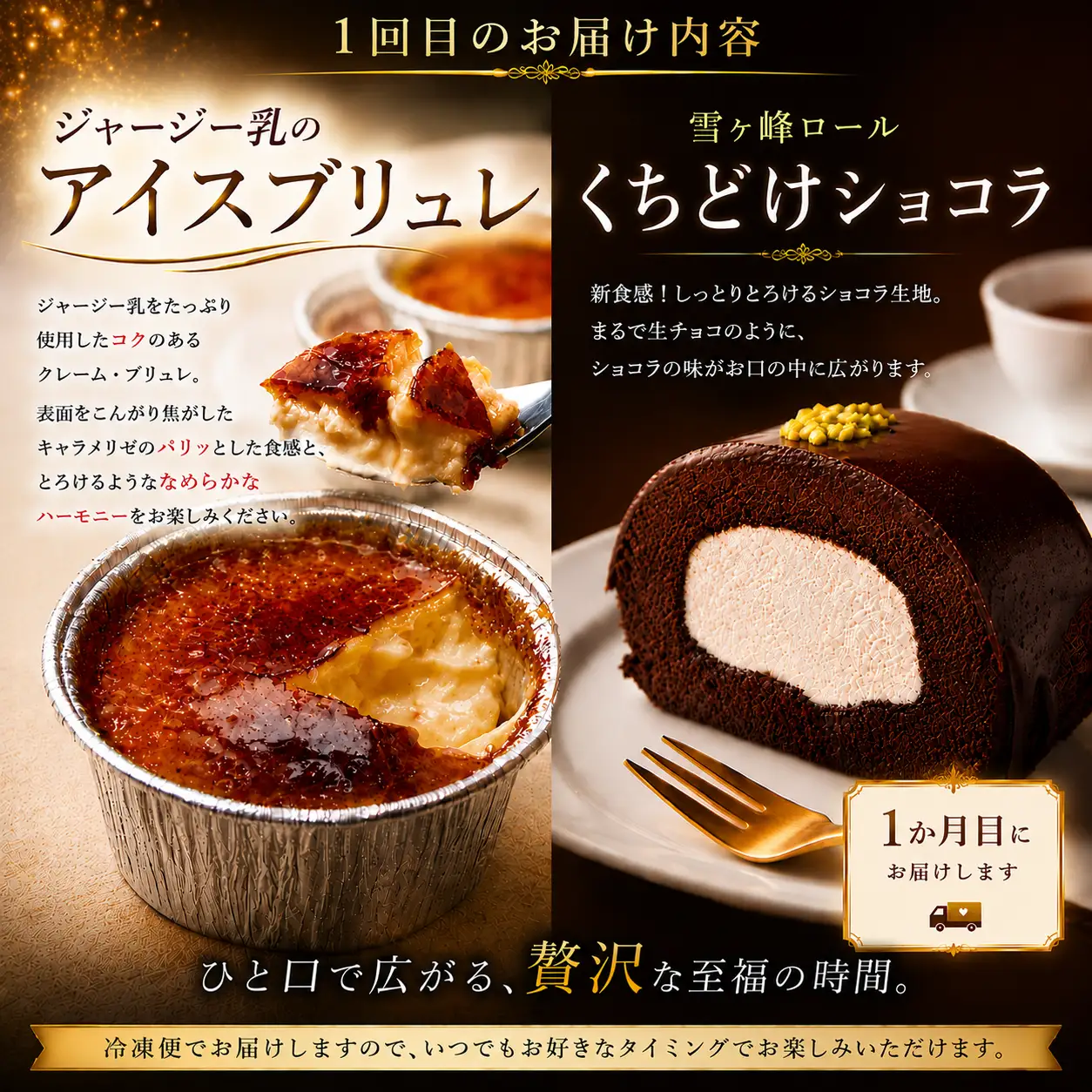 【4か月連続でお届け】 南国市人気スイーツ定期便