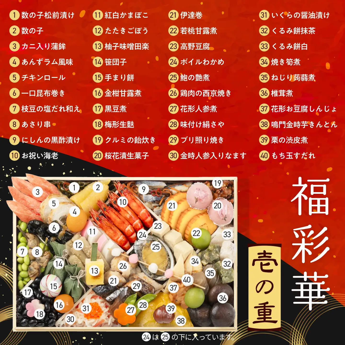 【2027年おせち】和洋おせち　福彩華（二段重）＜2026年12月下旬出荷＞※新商品【 お正月 おせち料理 おせち 和風 洋風 トオカツフーズ 神奈川県 山北町 】