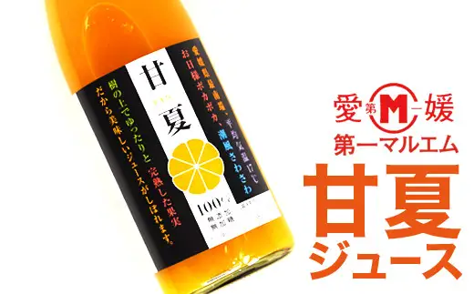 第一マルエムのストレートジュース 2種詰め合わせ 御荘ゴールド 甘夏 720ml×2本 愛媛県 愛南町