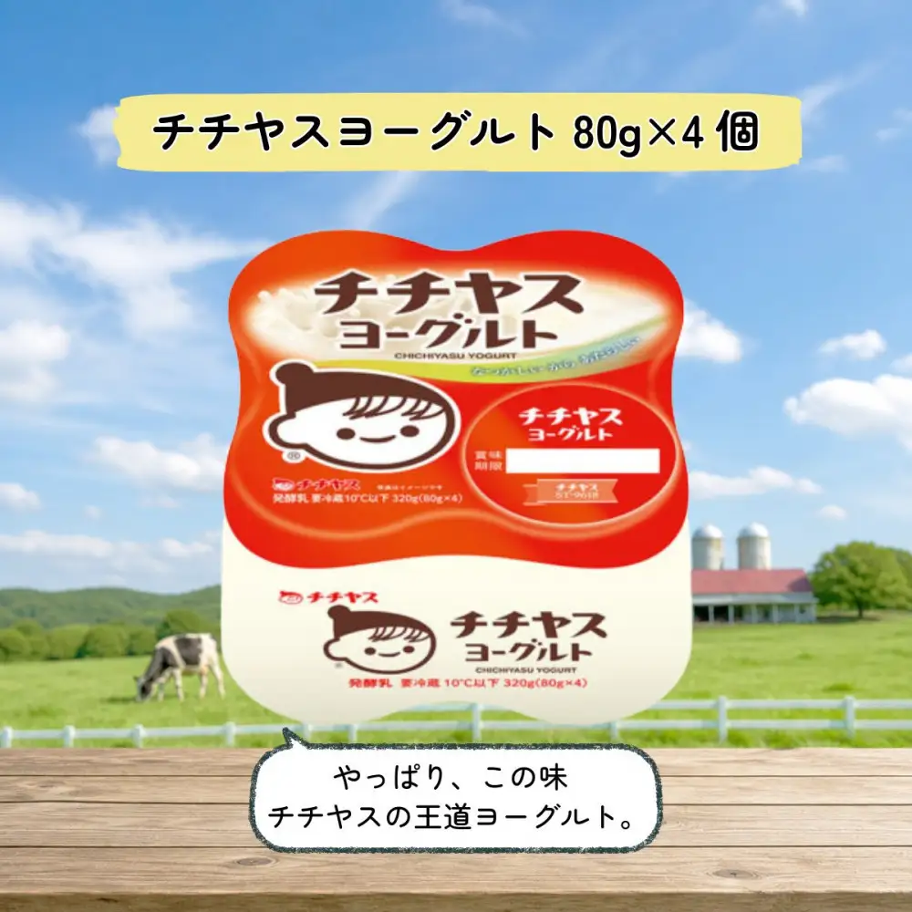 チチヤス 定番ヨーグルト4種食べ比べセット[計40個] B