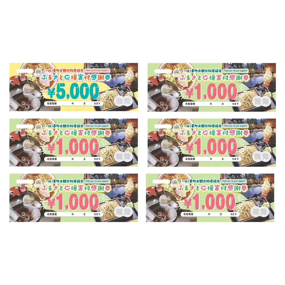 喜多方観光物産協会ふるさと応援寄付感謝券　10,000円　【07208-0911】