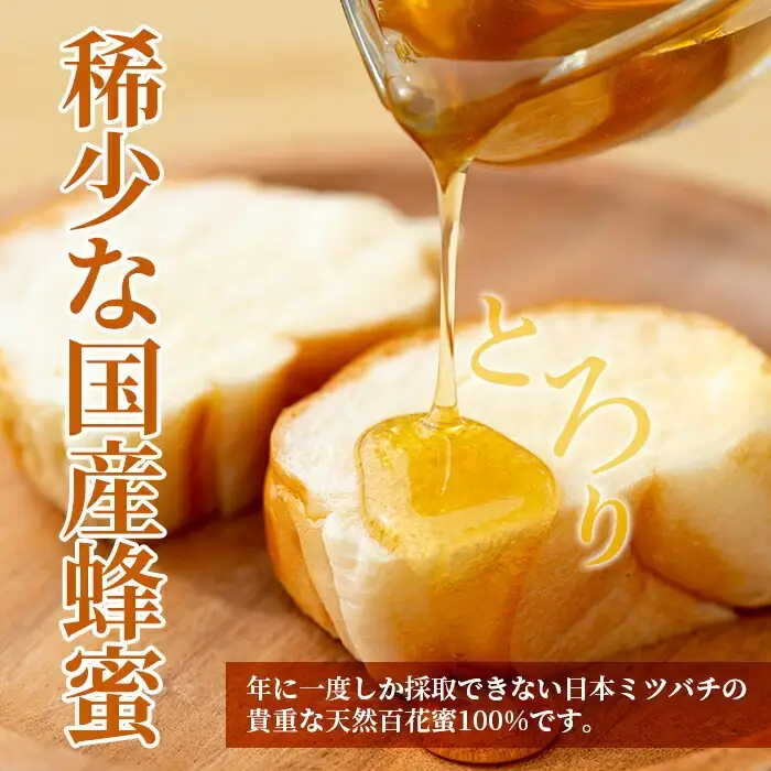 国産はちみつ 非加熱 300g 百花蜜 はちみつ【00-066-01】