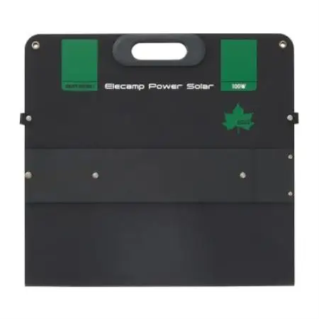エレキャン・パワーソーラーパネル(100W)アウトドアはもちろん防災用品として!　74175120【1753535】