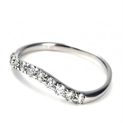 プラチナウェーブダイヤモンドリング 0.30CT R3610DI-P2 #11【配送不可地域：離島・沖縄県】【1754216】