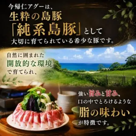 幻の豚 今帰仁アグー まるごと一頭(約30kg)【1756802】