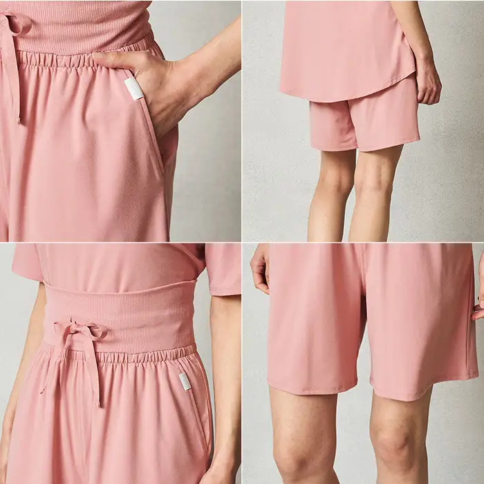 【ピンク S】ReFa バイタルテック ストレッチスムース ショートパンツ/WOMEN