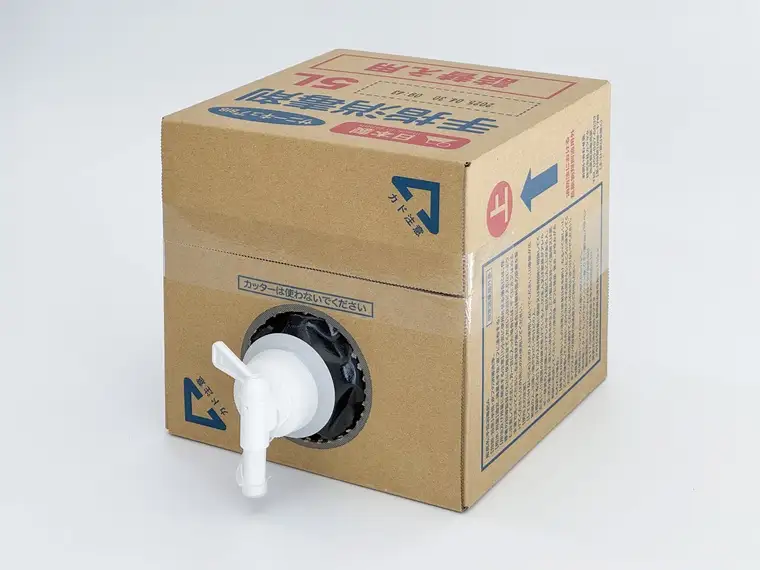 手指消毒剤 サニーキュアBIB 5L 詰替え用 BOXタイプ コック付き アルコール 消毒 植物由来 保湿成分配合 省資源 指定医薬部外品 オフィス 店舗 ストック 災害 備蓄 防災 静岡県 富士市 [sf098-006]