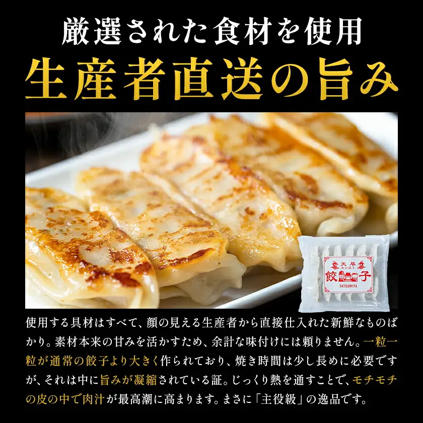 天草れいほく餃子 12個入×3パック 計312g Ethical foods TATSUMI