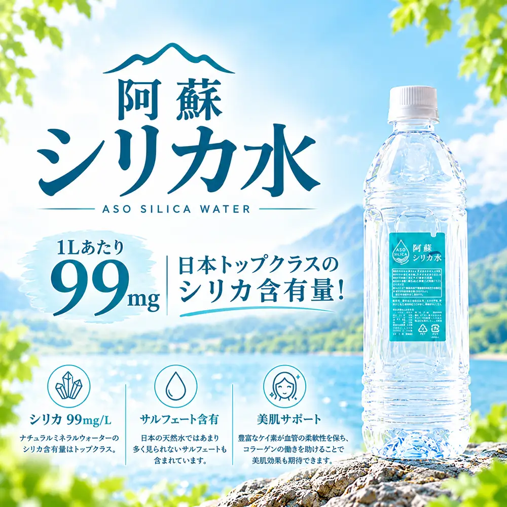 【予約・10月中旬以降配送予定】【アロハス】 シリカ水 500ml×35本 1ケース ナチュラルミネラルウォーター ペットボトル 阿蘇