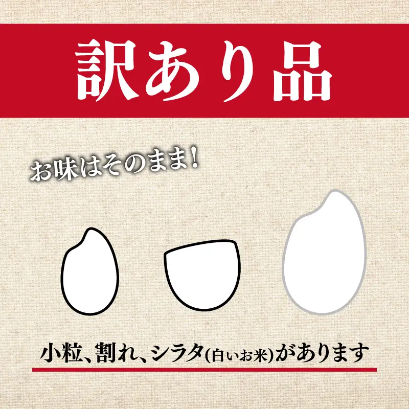【滋賀県産】近江ブレンド米小粒 白米10kg 訳あり | 訳あり
