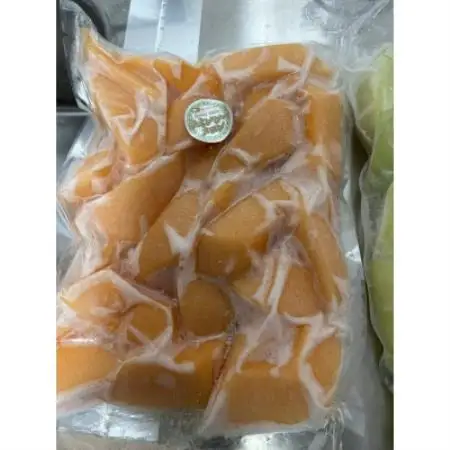 【山一ファーム】メロンマイスターの「クインシーメロン」 冷凍カットメロン 1kg 　冷凍フルーツ【配送不可地域：離島・沖縄県】【1756235】