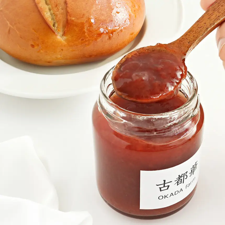 【ご自宅用】古都華ジャム　2個入り | フルーツ 果物 いちご 苺 古都華  トースト  スコーン ティータイム 朝食 いちごジャム  華やか 香り 高い糖度 ほどよい酸味で 深み 濃厚 味わい 贅沢  ご褒美 OKADAファーム 奈良県 平群町