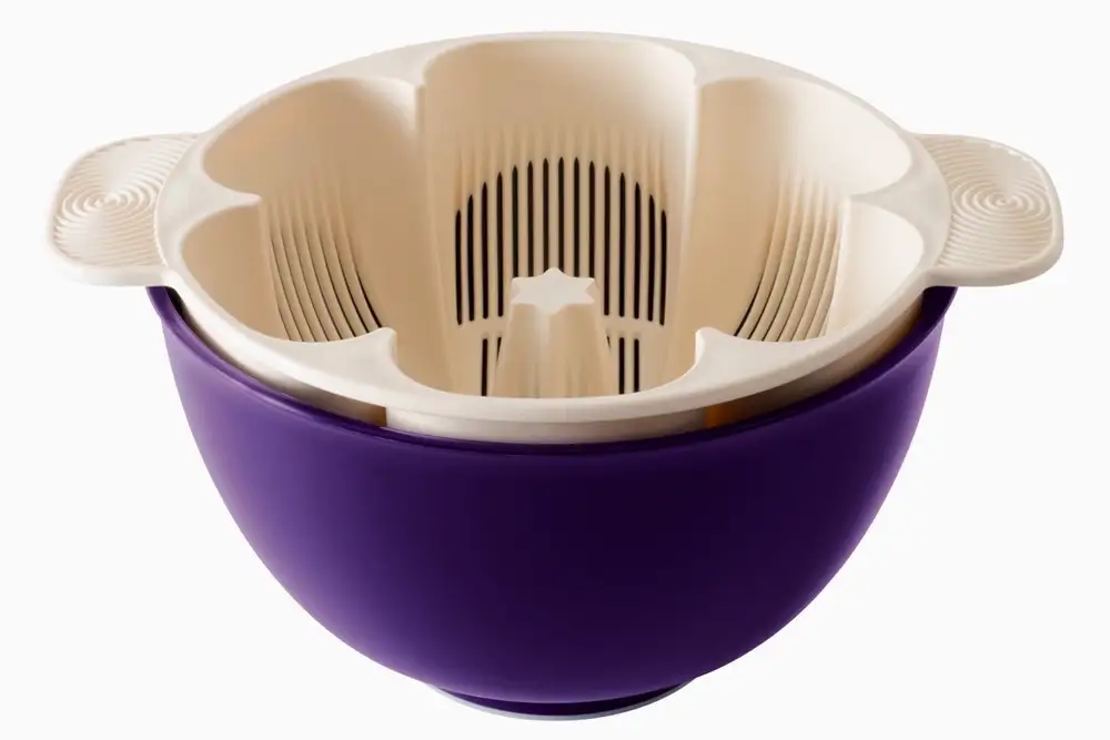 【特許登録】手を濡らさず美味しいごはんが炊ける 米とぎ器 銀しゃり名人 | キッチン 家事 便利グッズ