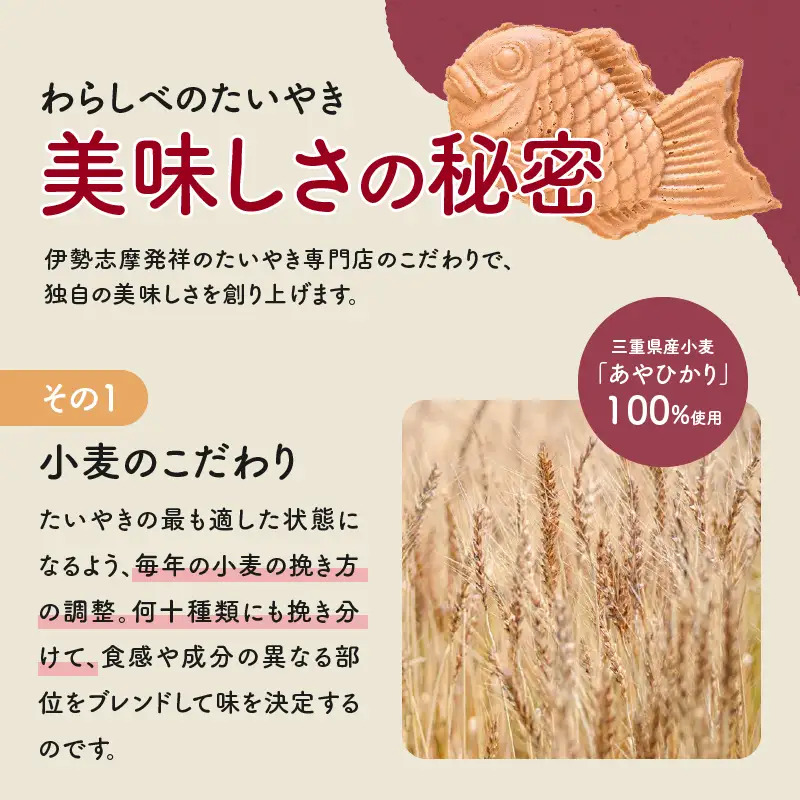 たいやきわらしべ つぶあん10個セット 和菓子