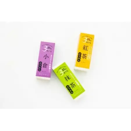 南山デイリーサービス【 3時のサプリ(R) 】スティック羊羹 計6本 アソート(抹茶・小倉・紅茶)【1756089】