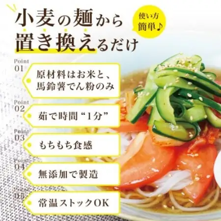 【毎月定期便】グルテンフリー1分麺 米粉麺9食(宮城県産)低脂質で小麦粉不使用の無添加米粉麺全3回【4086089】