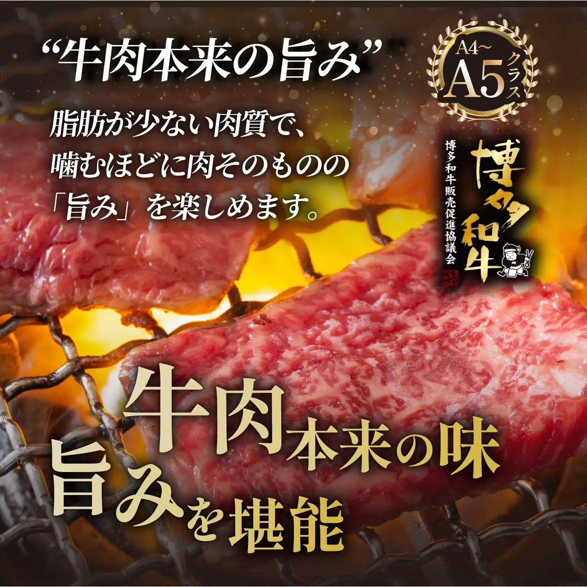 【訳アリ】A5,4等級 博多和牛 赤身 焼肉 400g
