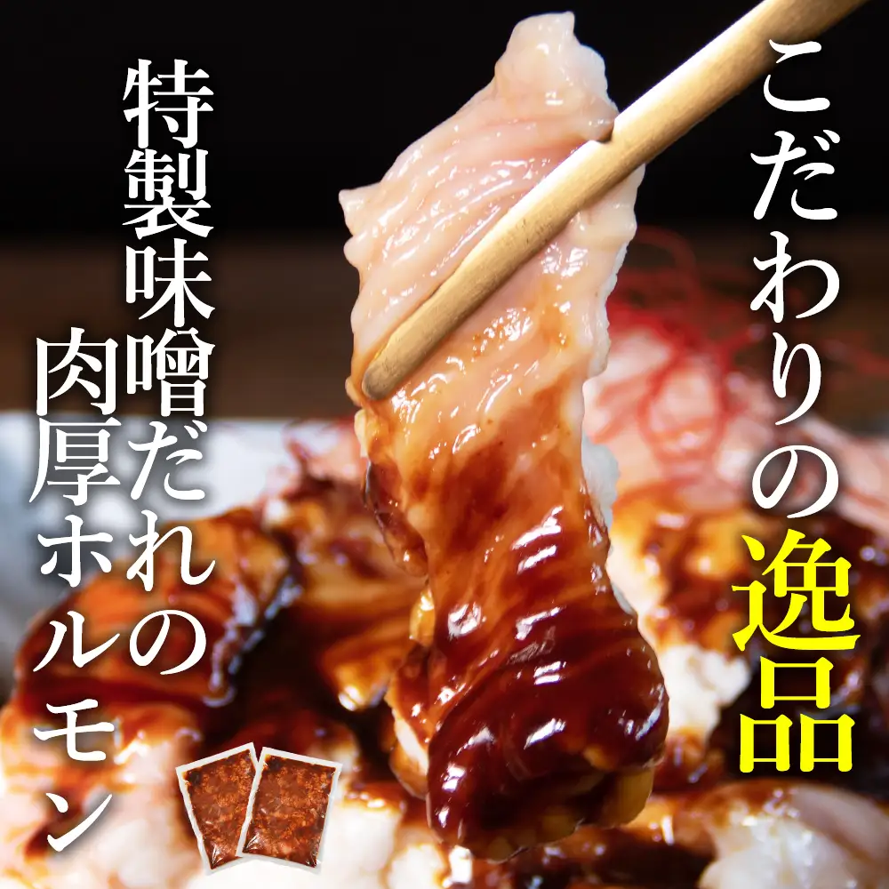 牛みそホルモン 1kg（500g×2パック）