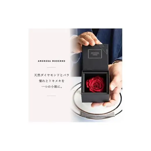 AMOROSA MODERNO ダイヤモンドローズボックス85 ブライトレッド 【upel0001】