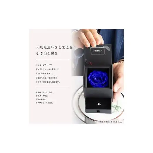 AMOROSA MODERNO ダイヤモンドローズボックス90 ドゥロワータイプ エクセレントブルー【upel0005】