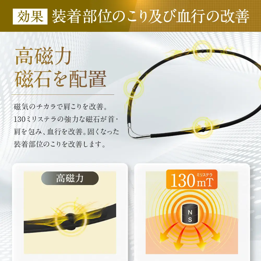 【ファイテン】RAKUWA磁気チタンネックレスS-|| LIMITED MODEL(管理医療機器)ブラック/シルバー＜55cm＞｜京都 人気ブランド ネックレス