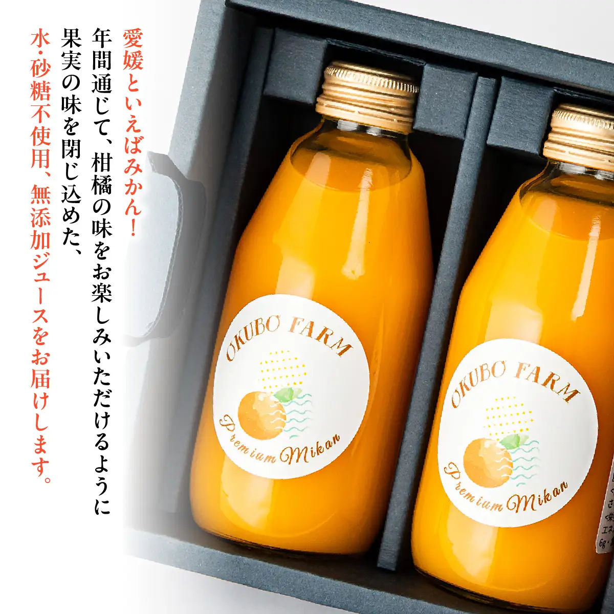 Premiumみかんジュース（温州みかん） 200ml×2本 IKTAT021