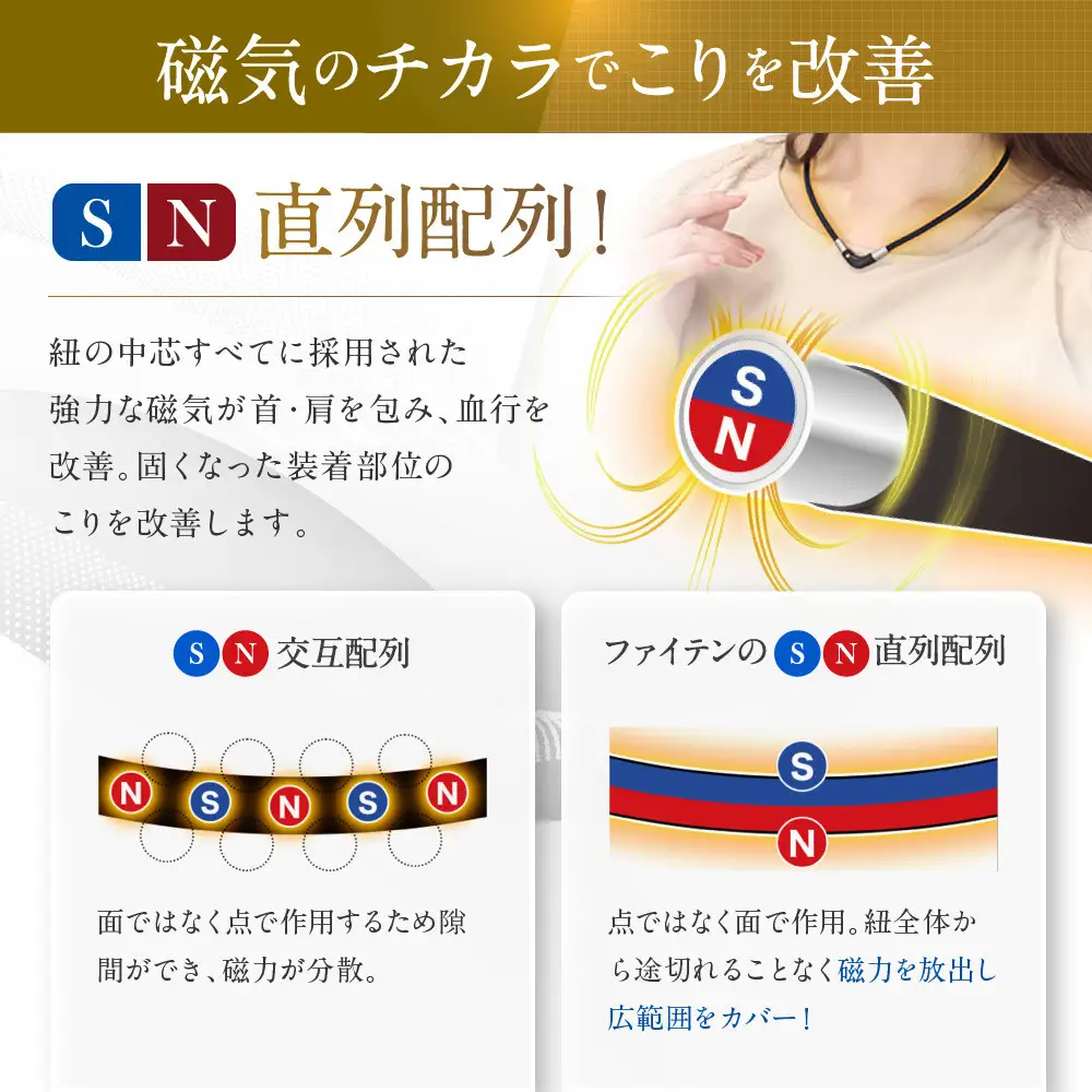 【ファイテン】RAKUWA磁気チタンネックレス Vタイプ(管理医療機器)ブラック＜45cm＞｜京都 人気ブランド ネックレス