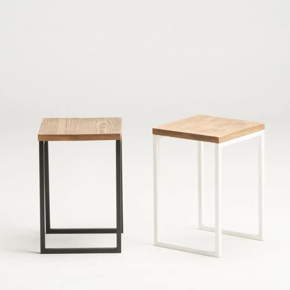 マキヅ家具 槙塚鉄工所 Mashikaku stool 黒