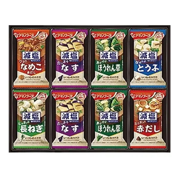 【6回定期便】アマノフーズ フリーズドライ 減塩 味噌汁 24食セット 300G 人気おみそ汁 詰め合わせ 送料無料