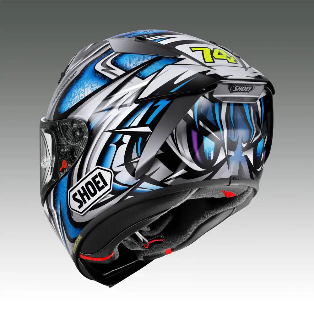 SHOEIヘルメット【X-Fifteen DAIJIRO(SILVER／BLUE)】XL フィッティングチケット付き [2264]