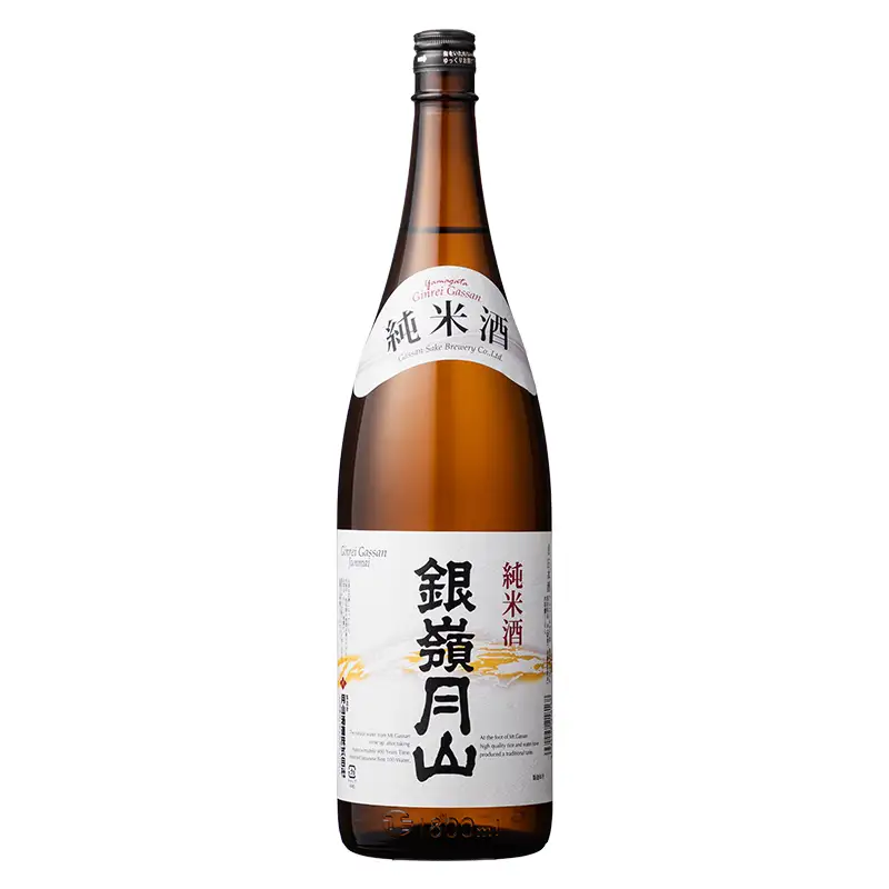 FYN6-600 【月山酒造】銀嶺月山 純米酒 1800ml 15度 山形県産米使用！ 日本酒 酒 SAKE さけ アルコール 1.8L 一升瓶 国産 米 贈答 贈り物 ギフト プレゼント 記念日