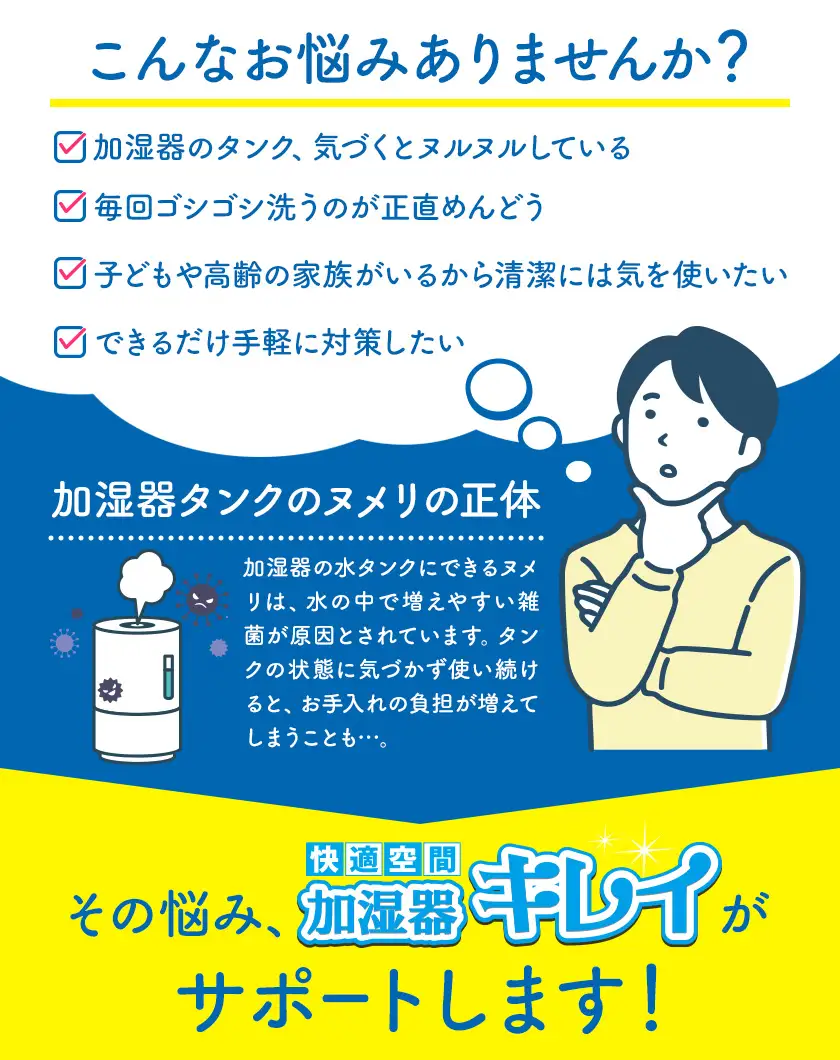ブリッジメディカル Ag+ 銀イオンパワー 加湿器キレイ 3個