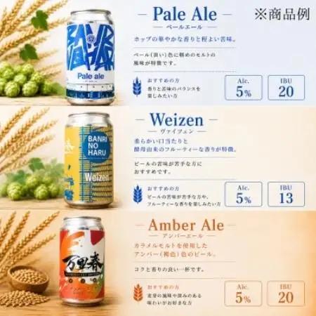 【ブルワー厳選】 万里春醸造クラフトビール 3種飲み比べ 6本セット【配送不可地域：離島】【1754514】