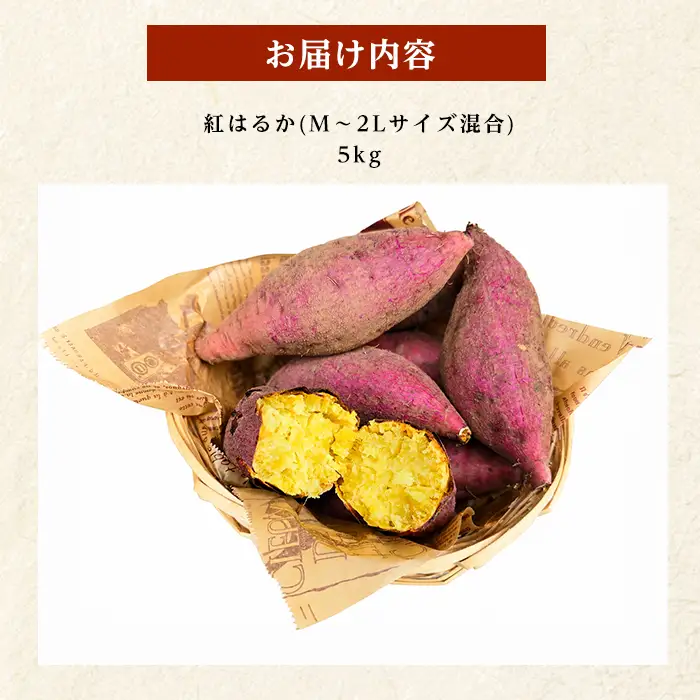 【2026年10月上旬～順次発送】＜訳あり＞鹿児島県産さつまいも 紅はるか 約5kg (アグリファースト/IB162-002)