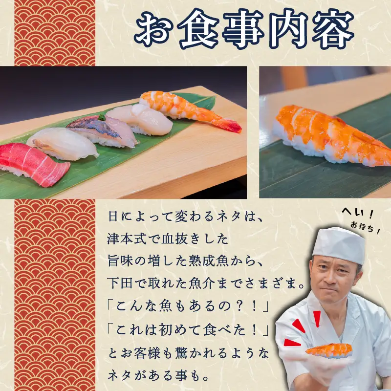 食事券 寿司 6,000円 チケット 寿しらぼ三◯二 下田市