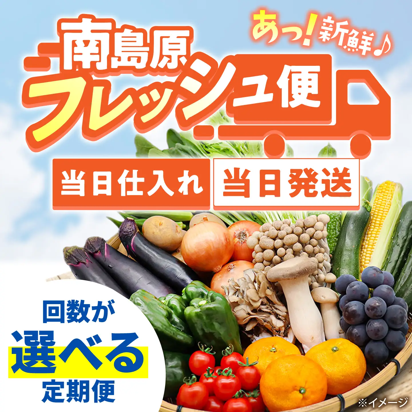 【毎月コース】野菜 キノコ 果物 11品目 詰め合わせ 4回 定期便  / 南島原市 / 吉岡青果[SCZ031]