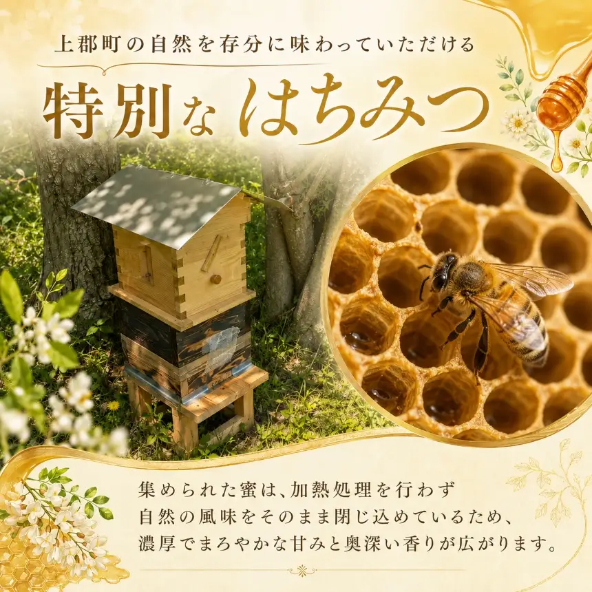 日本ミツバチのはちみつ
